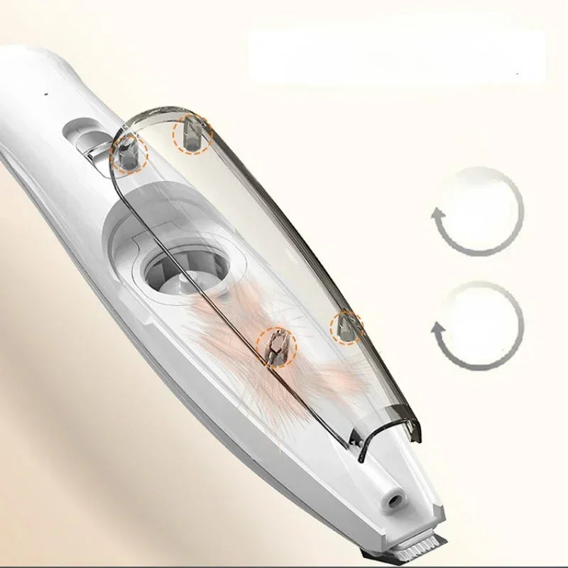 Pet Electric Hair Suction And Shaving Machine Trimmer