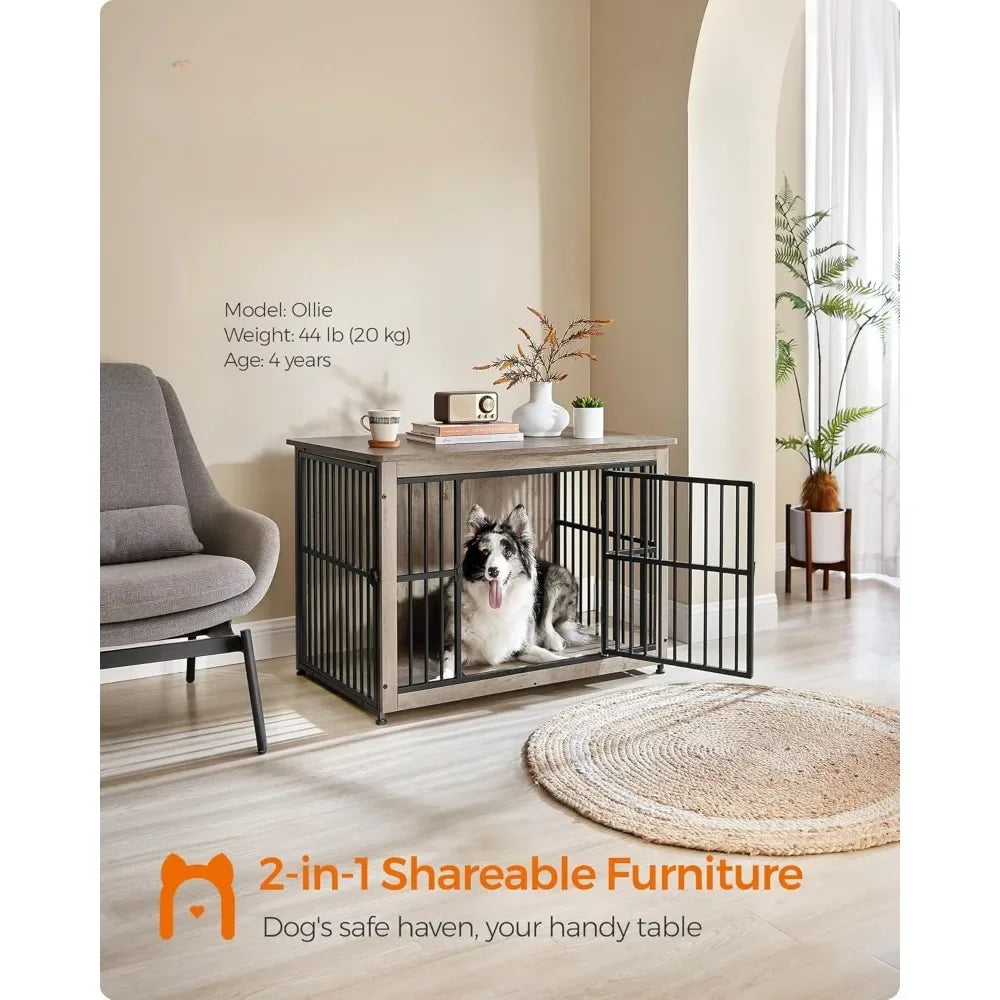 Dog Crate Furniture Modern Indoor Kennel by NoEnName