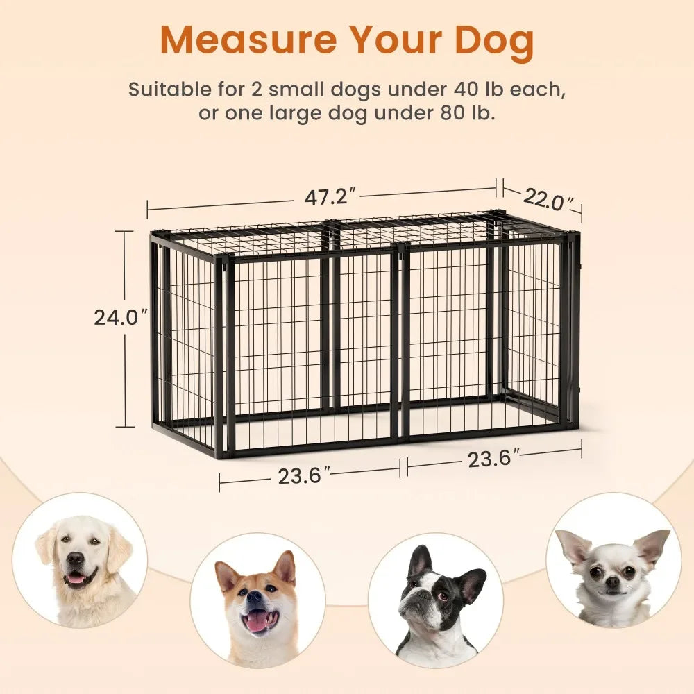 Dog Crate Playpen for Small Medium Dogs