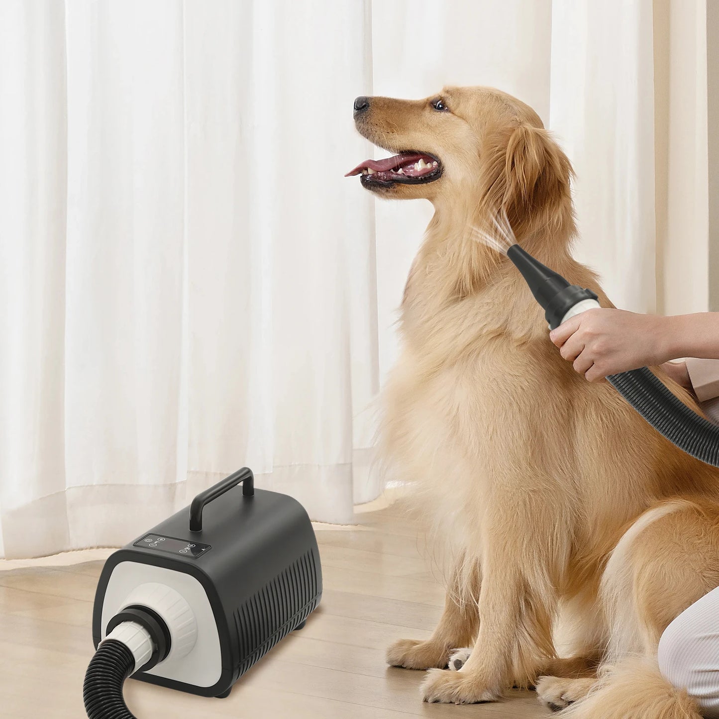 Dog Grooming Blow Dryer with 9 Speed Adjustment
