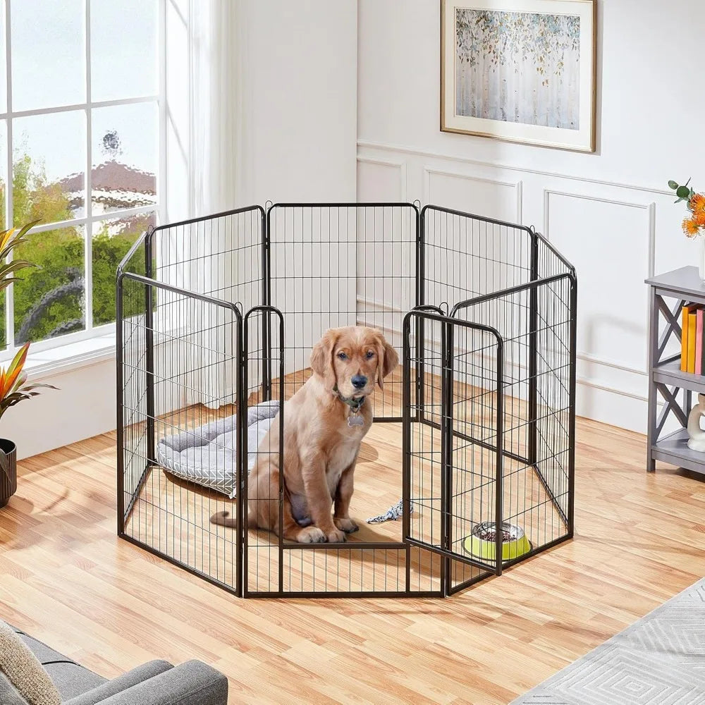 Topeakmart Dog Playpen Portable Outdoor Exercise Pen