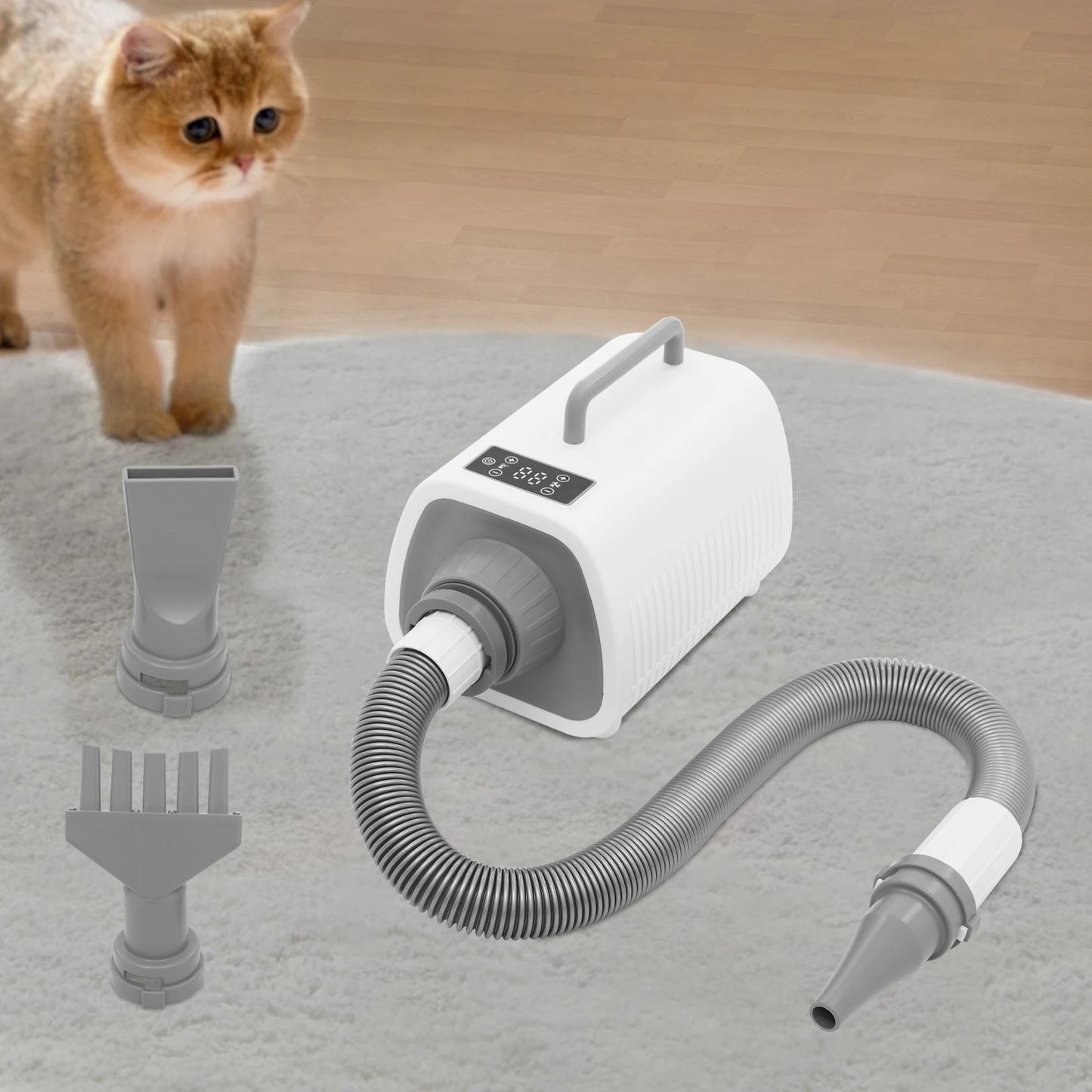 Dog Grooming Blow Dryer with 9 Speed Adjustment