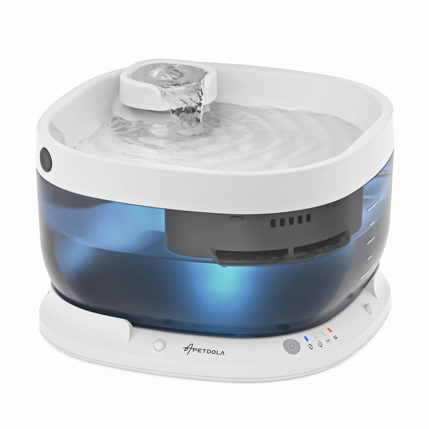 APETDOLA Wireless Dog Water Fountain Auto Sensor Dispenser