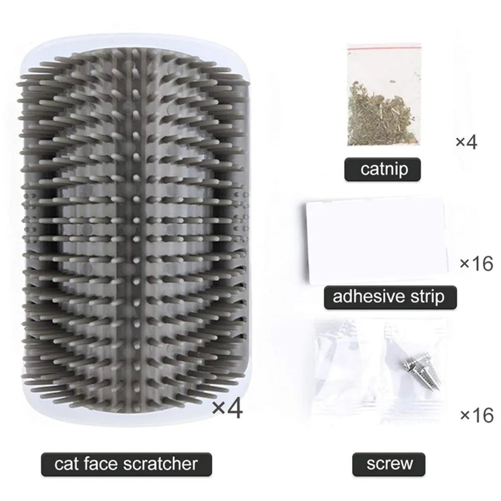 Pet Comb Removable Cat Scratching Rubbing Brush