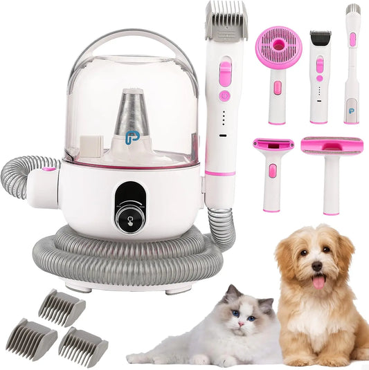 Pet Grooming Vacuum Multi-Functional Grooming Kit