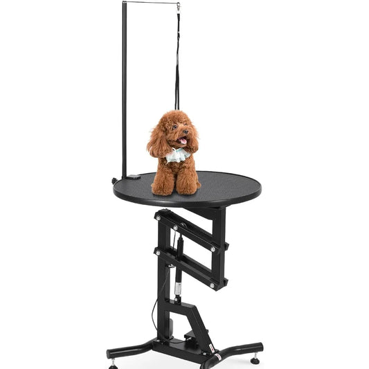 MKDK 24 Inch Hydraulic Lift Dog Grooming Table