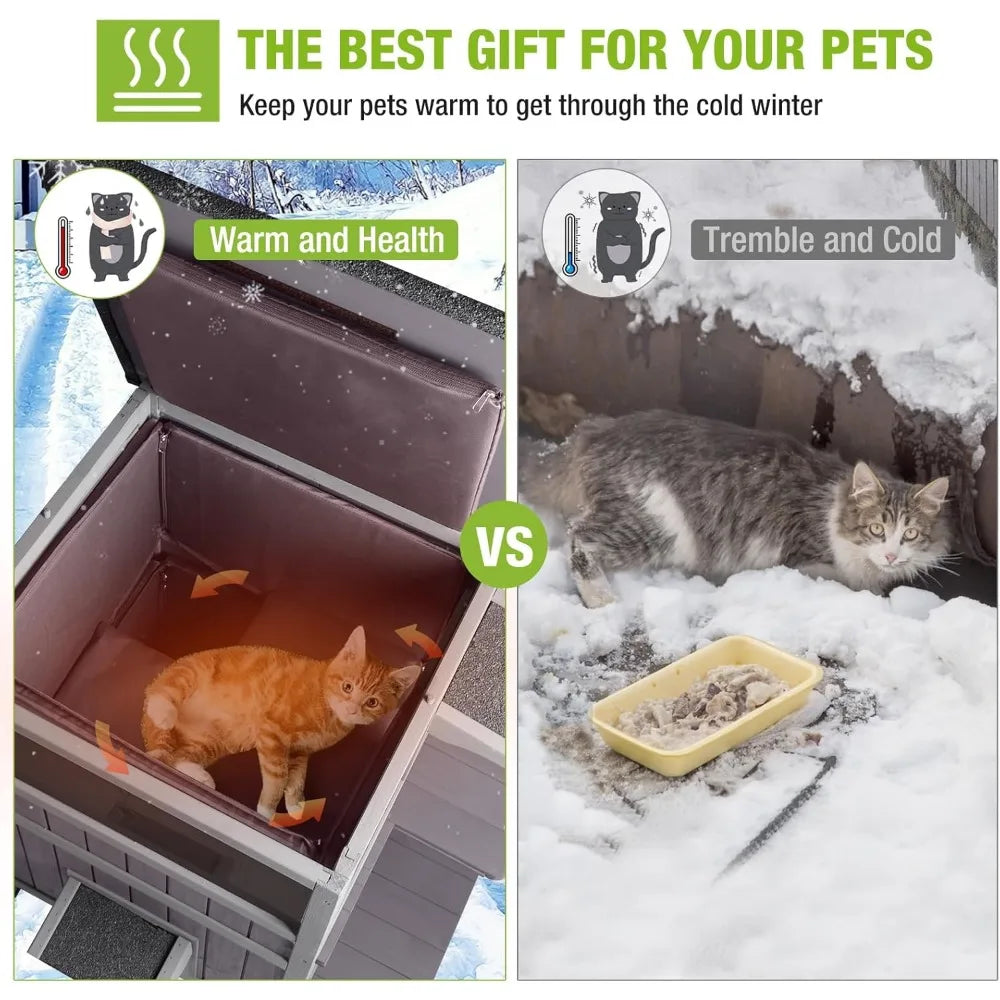 Insulated Outdoor Cat House by NoEnName_Null