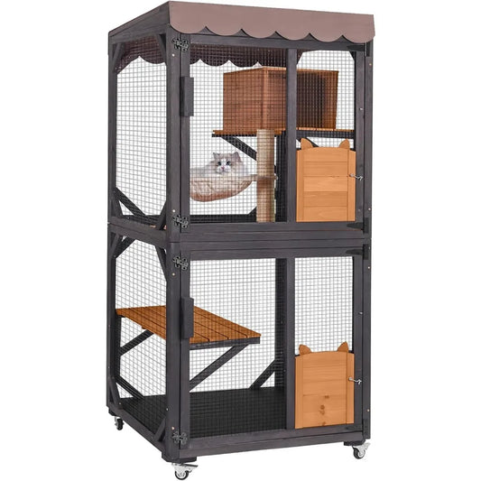 Catio Outdoor Cat Enclosure Mobile Cat House