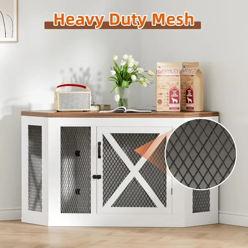 Wooden Dog Crate Furniture Indoor Decorative Kennel