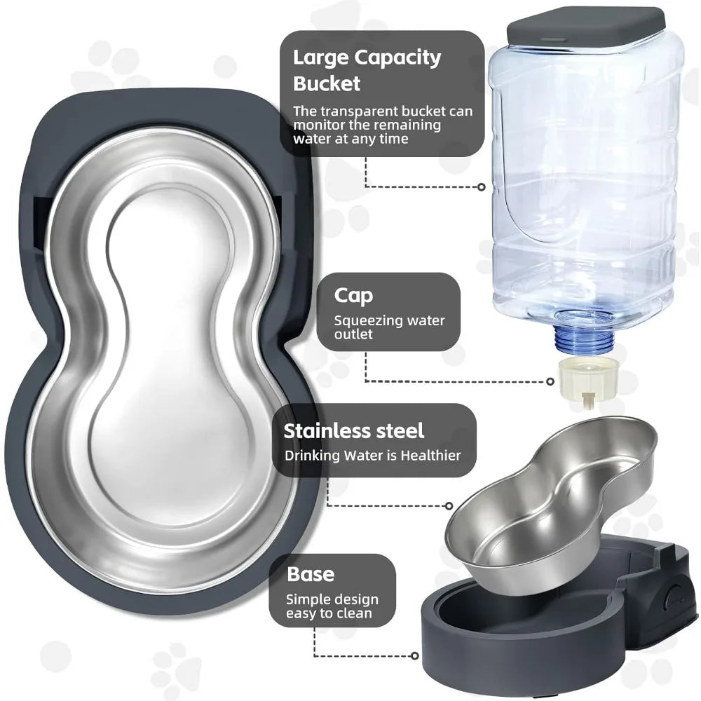 Automatic Cat Dog Feeder and Water Dispenser