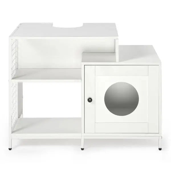 Cat Litter Box Enclosure Hidden Pet Washroom