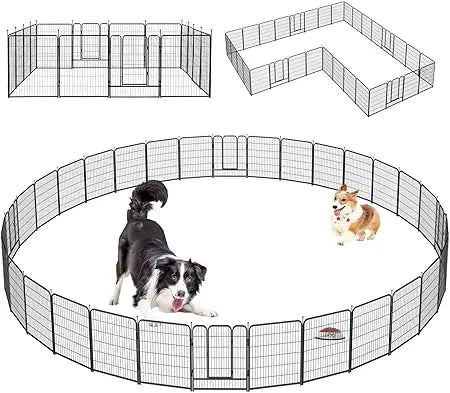 RBXCH Heavy Duty Portable Dog Playpen Indoor Outdoor