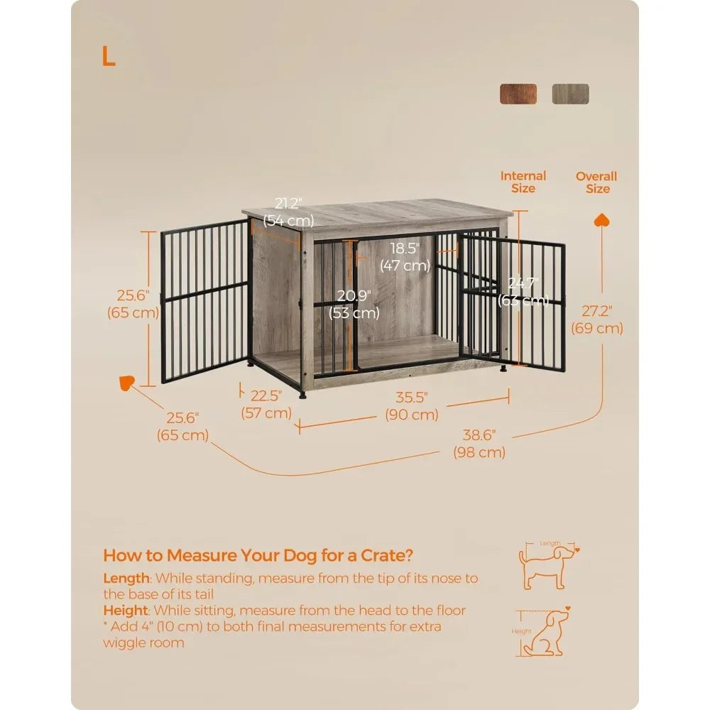 Dog Crate Furniture Modern Indoor Kennel by NoEnName