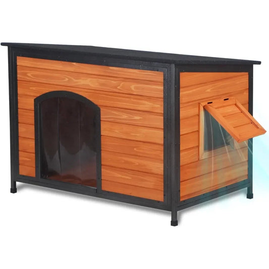 Dog House Outdoor Weatherproof Chew Proof Dog Kennel