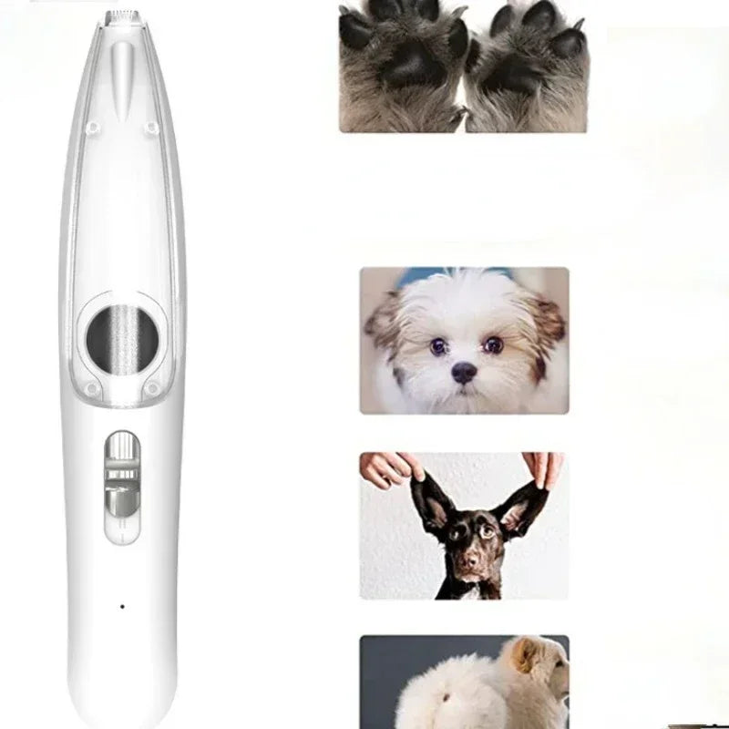 Pet Electric Hair Suction And Shaving Machine Trimmer