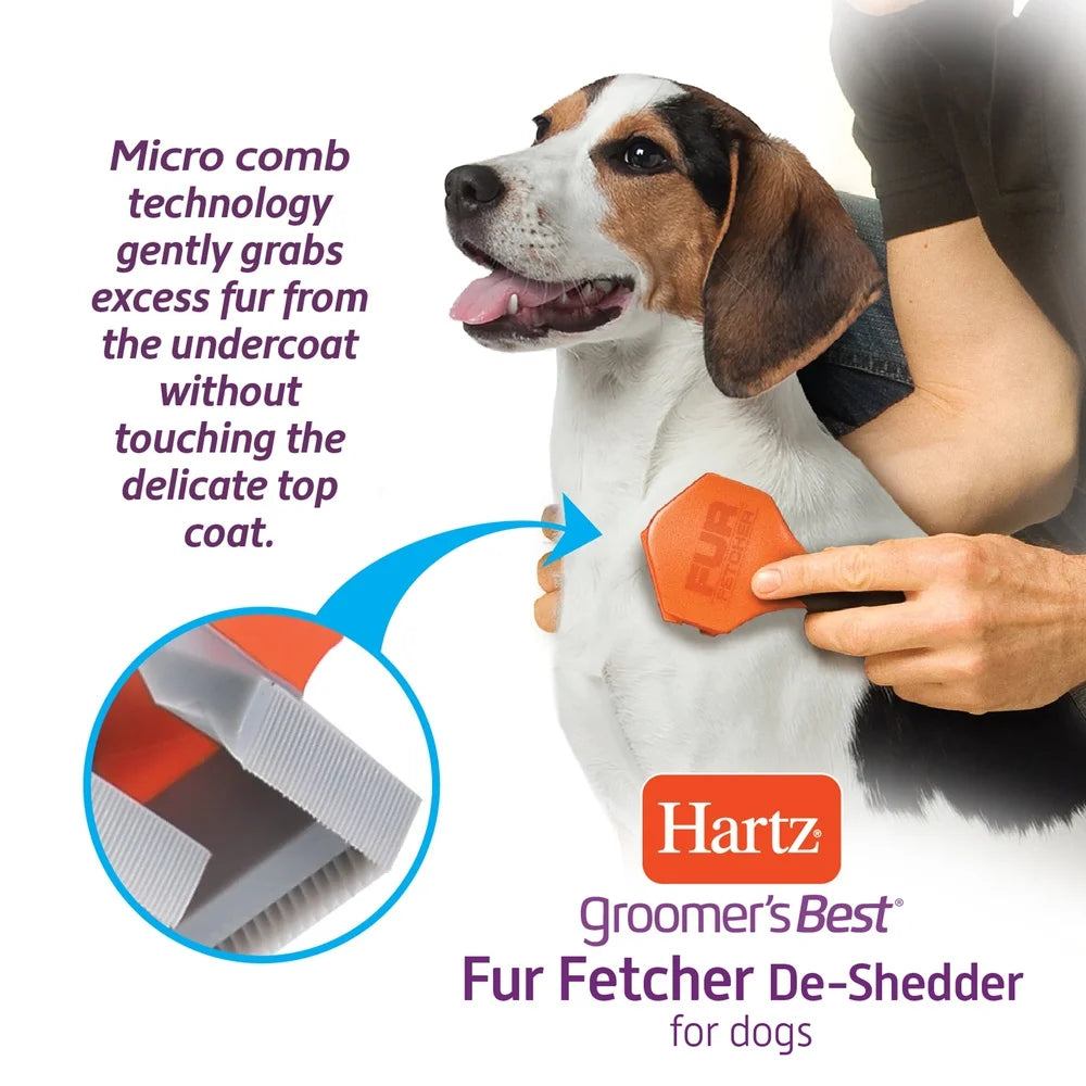 XMSJ Grooming Brush De-Shedder Tool for Dogs