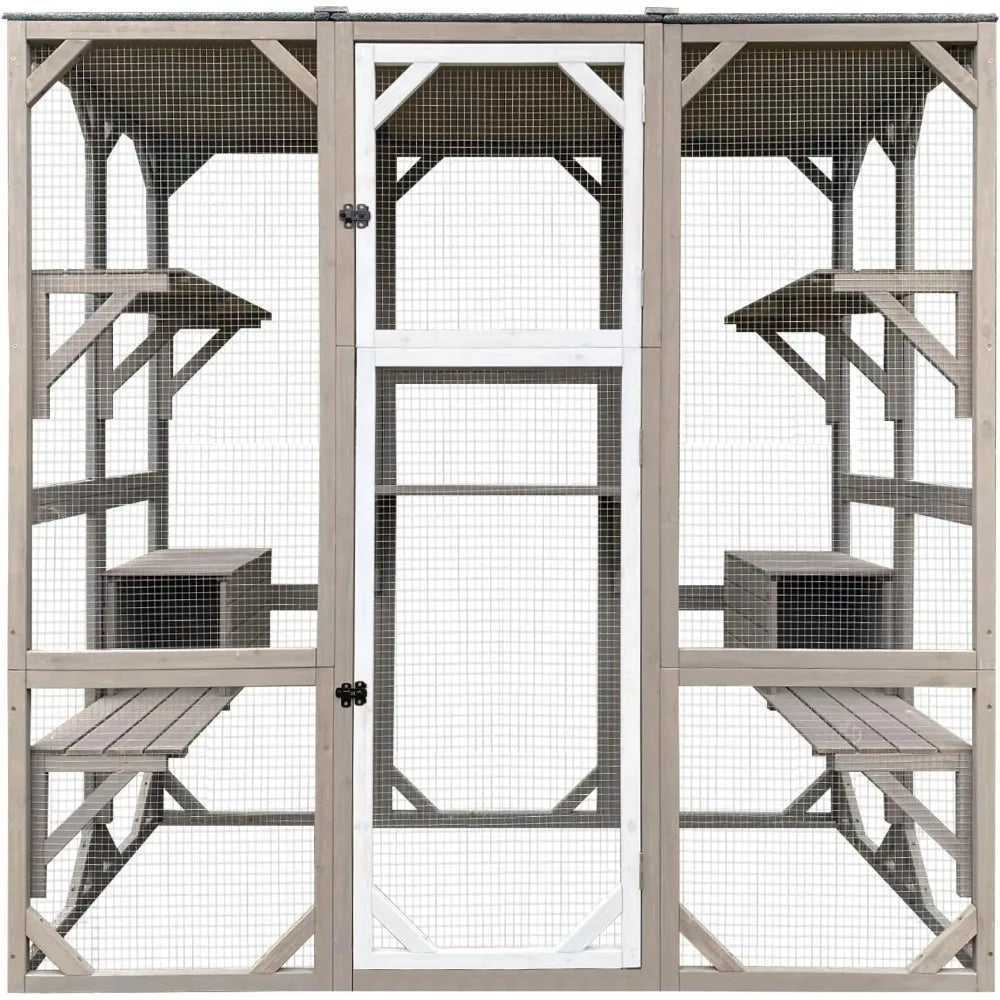 Large Cat Catio 4 Tier Outdoor Cat Enclosure