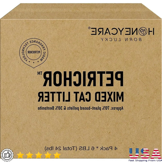 Petrichor Cat Litter Tofu Pellets Quick Clumping Eco Friendly