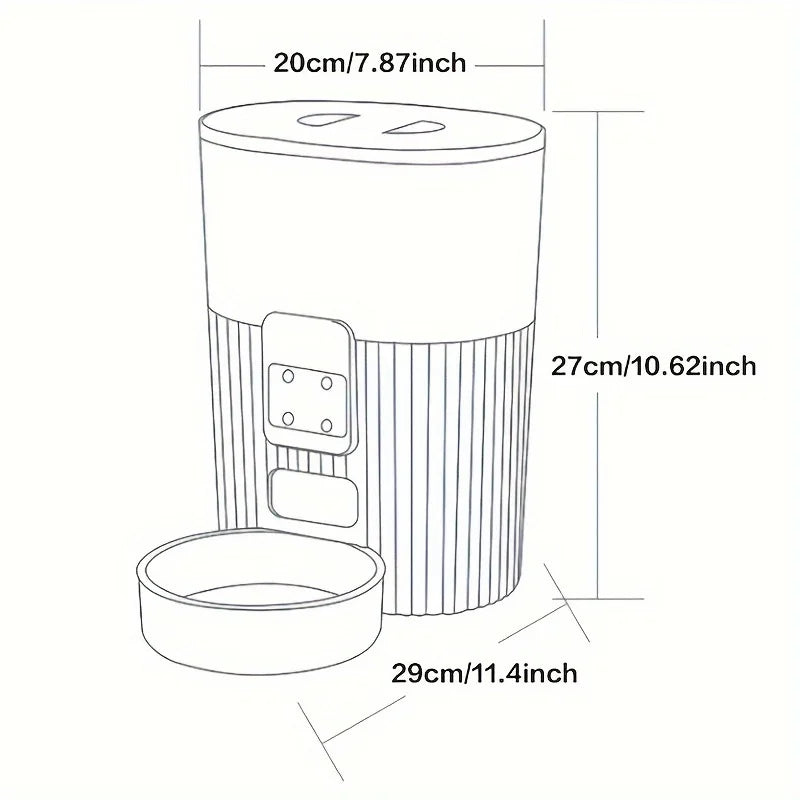 PAPIFEED Smart Cat Automatic Feeder With Remote Control