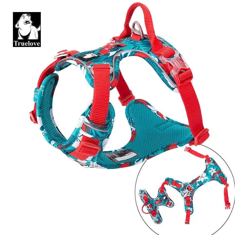 Truelove Dog Harness Explosion-proof Reflective Nylon Upgrade