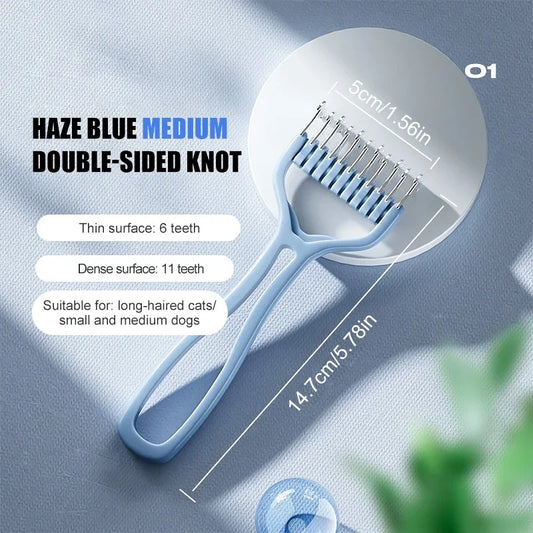 Pet Comb Double Sided Grooming Brush for Cats and Dogs