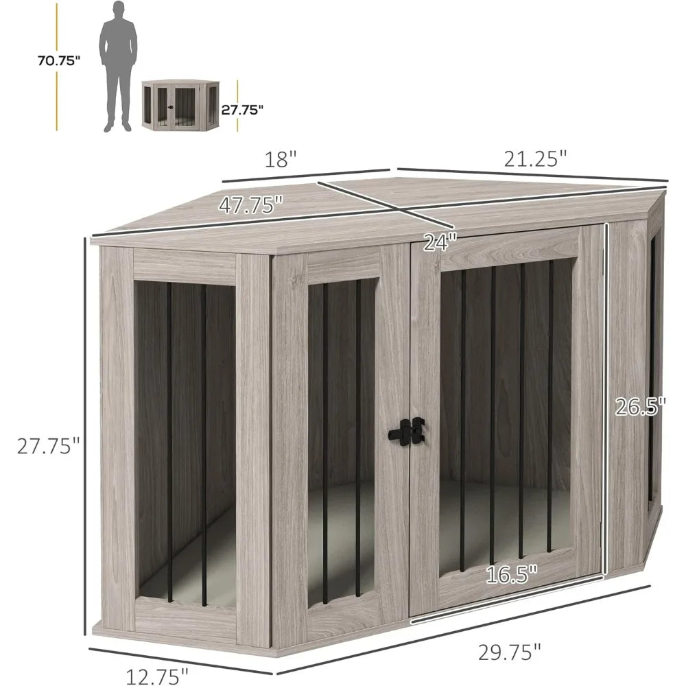 Corner Dog Crate Furniture by NoEnName_Null