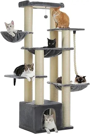 XXL Cat Tree Heavy-Duty Cat Tower for Indoor Cats