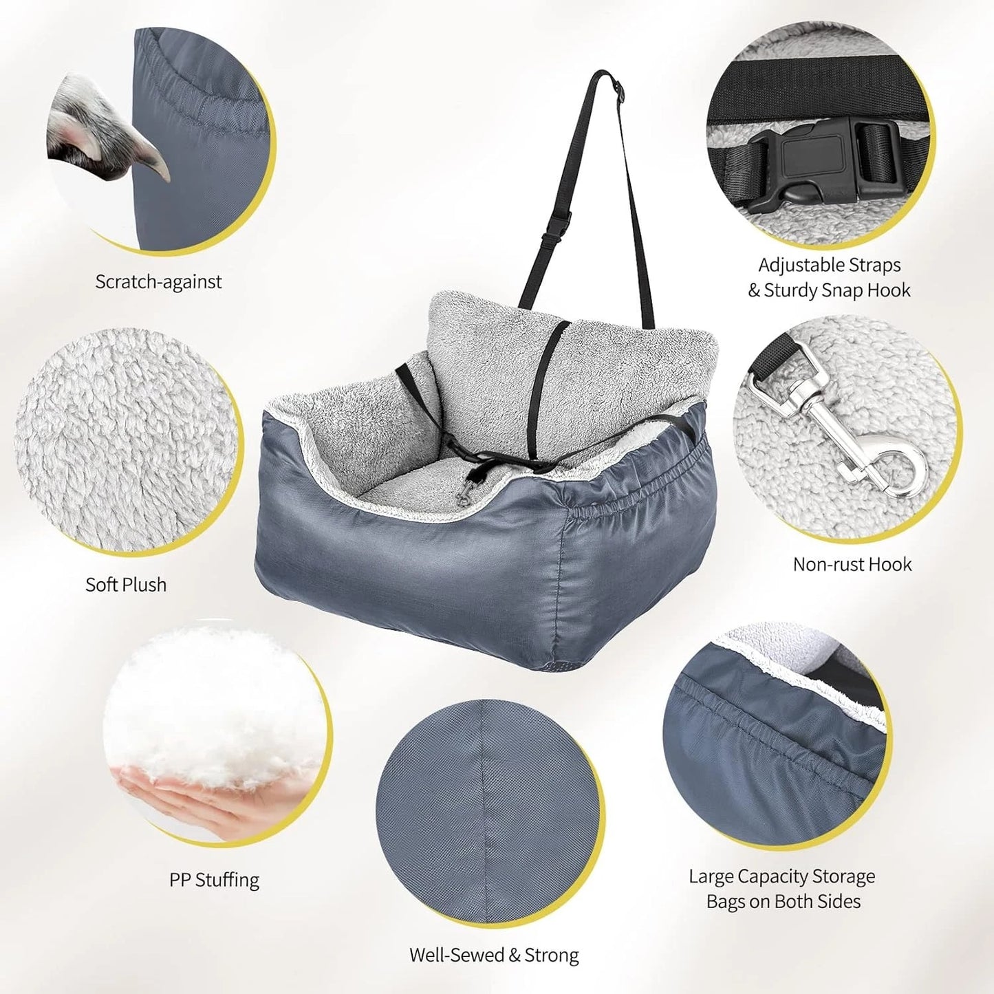Dog Car Seat for Small Dogs by NoEnName
