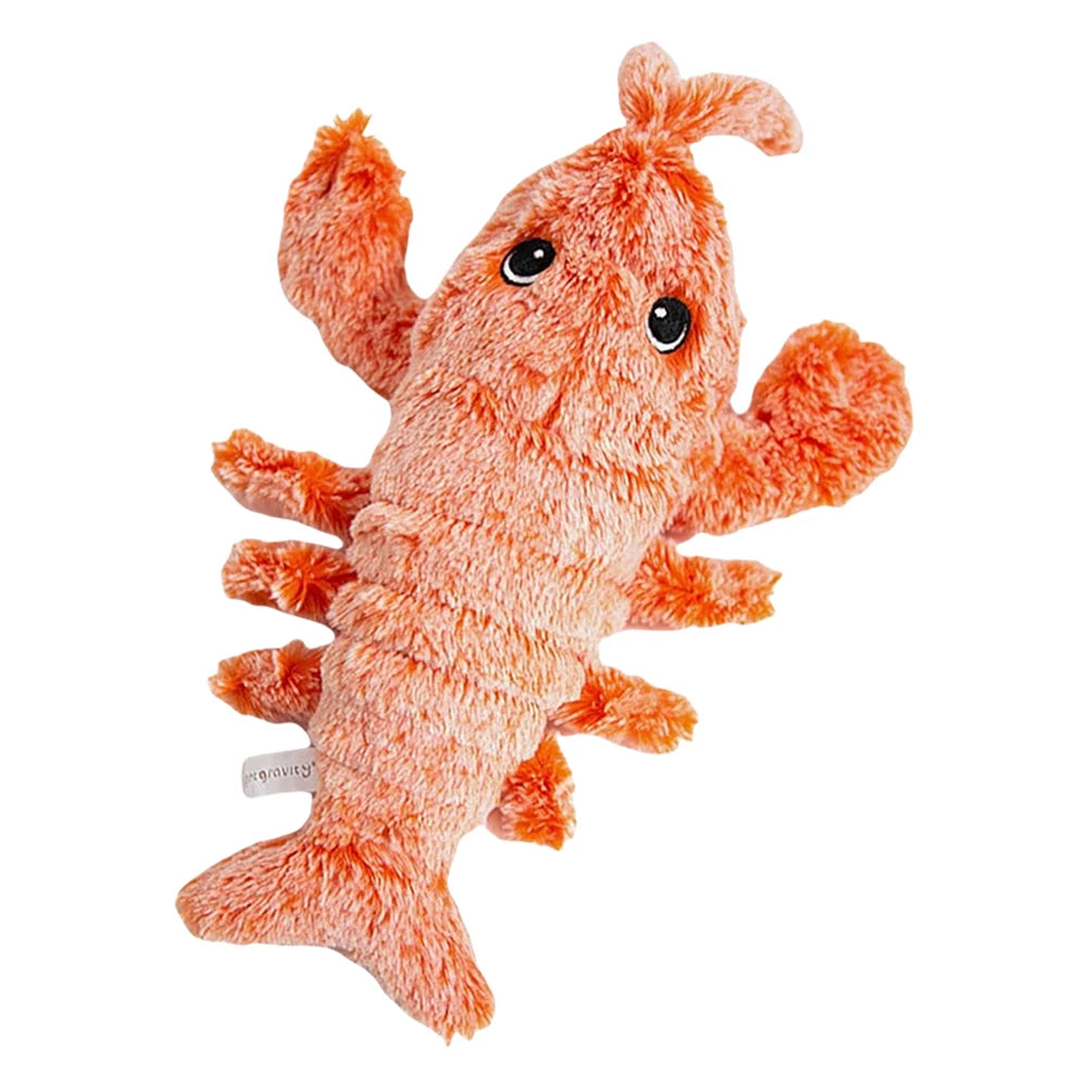 Shunmaii Wiggly Lobster Interactive Plush Dog Toy Squeaker