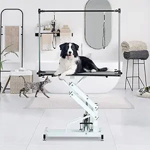MKDK Professional Pet Grooming Table Adjustable Height Alloy Steel