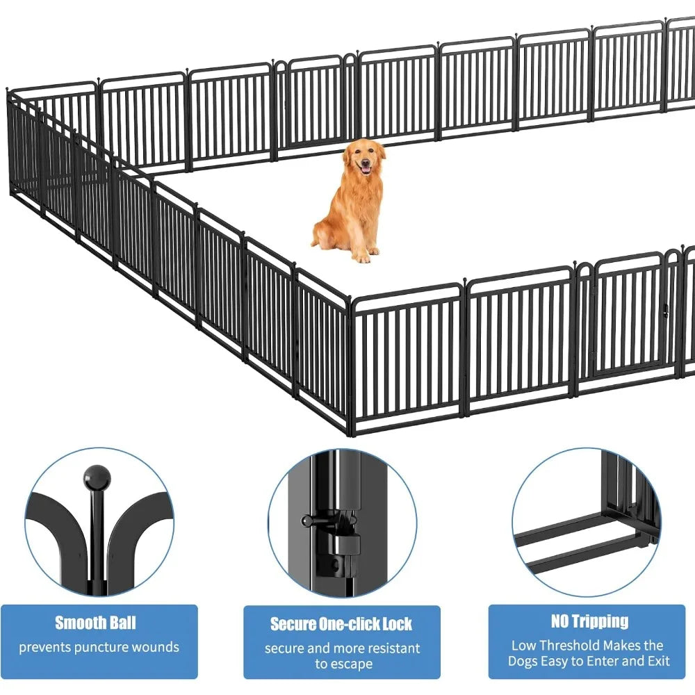 RBXCH Portable Outdoor Dog Playpen for All Breeds