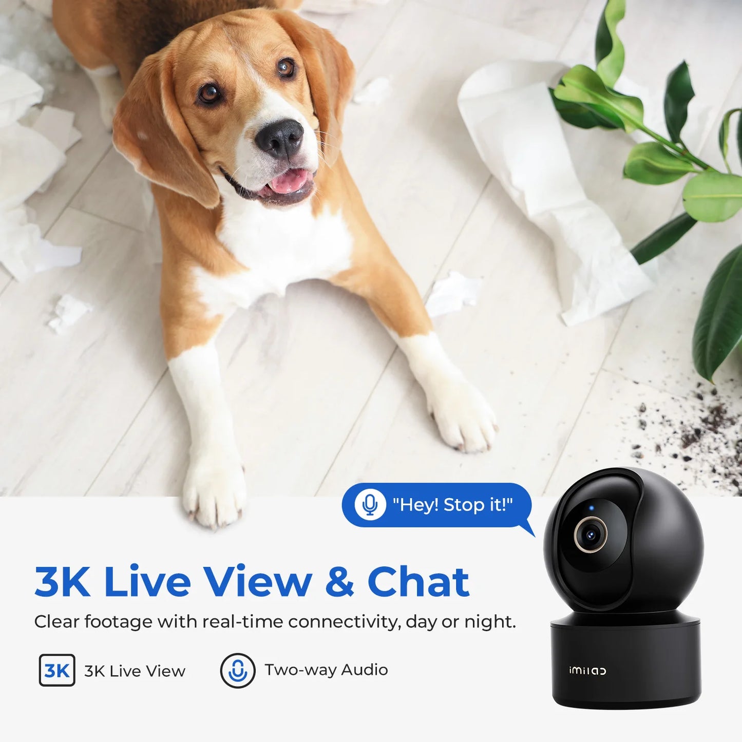 IMILAB C22 Indoor Security Camera With AI Human Detection