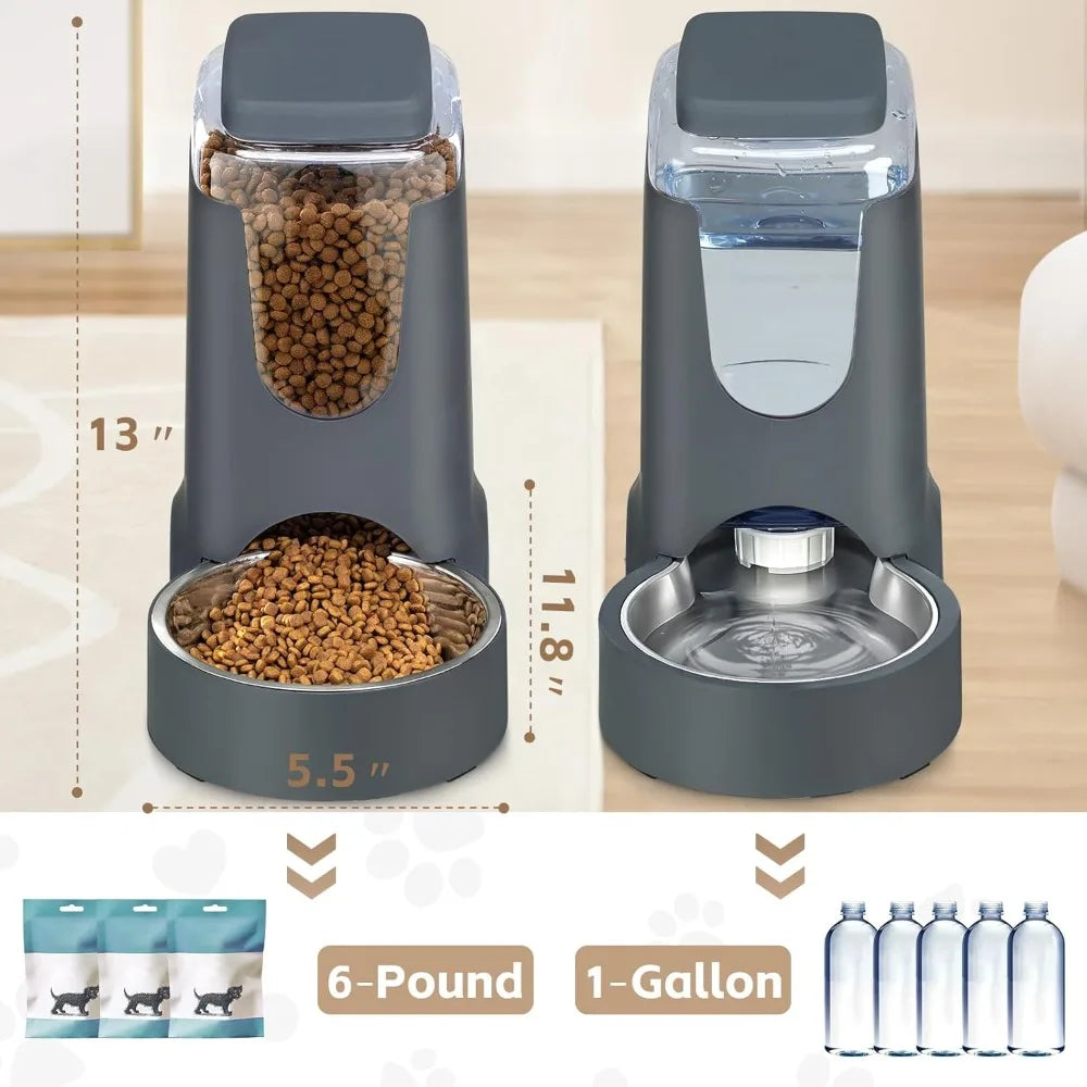 Automatic Cat Dog Feeder and Water Dispenser