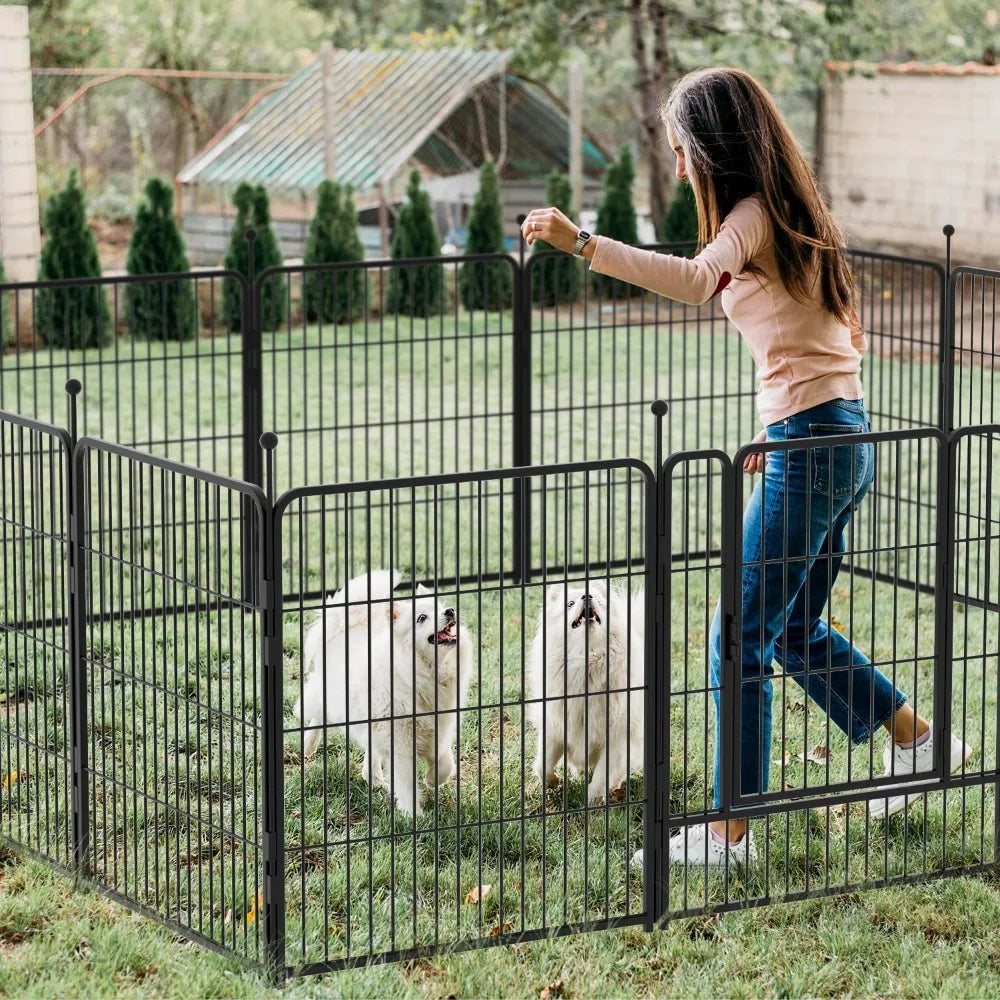 RBXCH Heavy Duty Portable Dog Playpen Indoor Outdoor