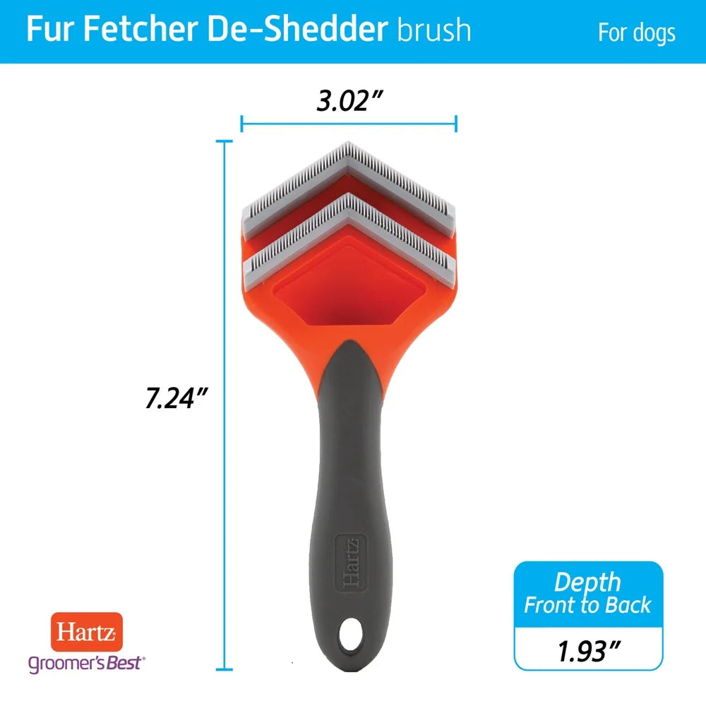 XMSJ Grooming Brush De-Shedder Tool for Dogs