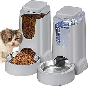 Automatic Cat Dog Feeder and Water Dispenser