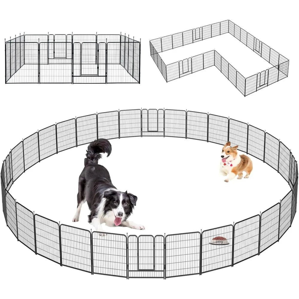RBXCH Heavy Duty Portable Dog Playpen Indoor Outdoor