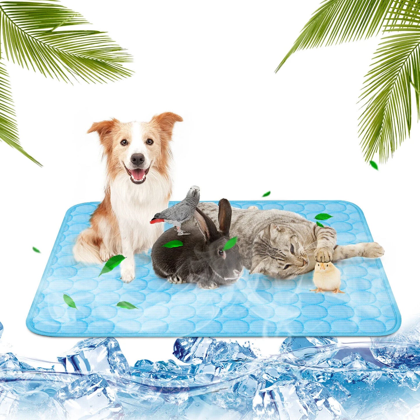 Cooling Mat For Pets Dog Cat Summer Bed Cushioned Pad
