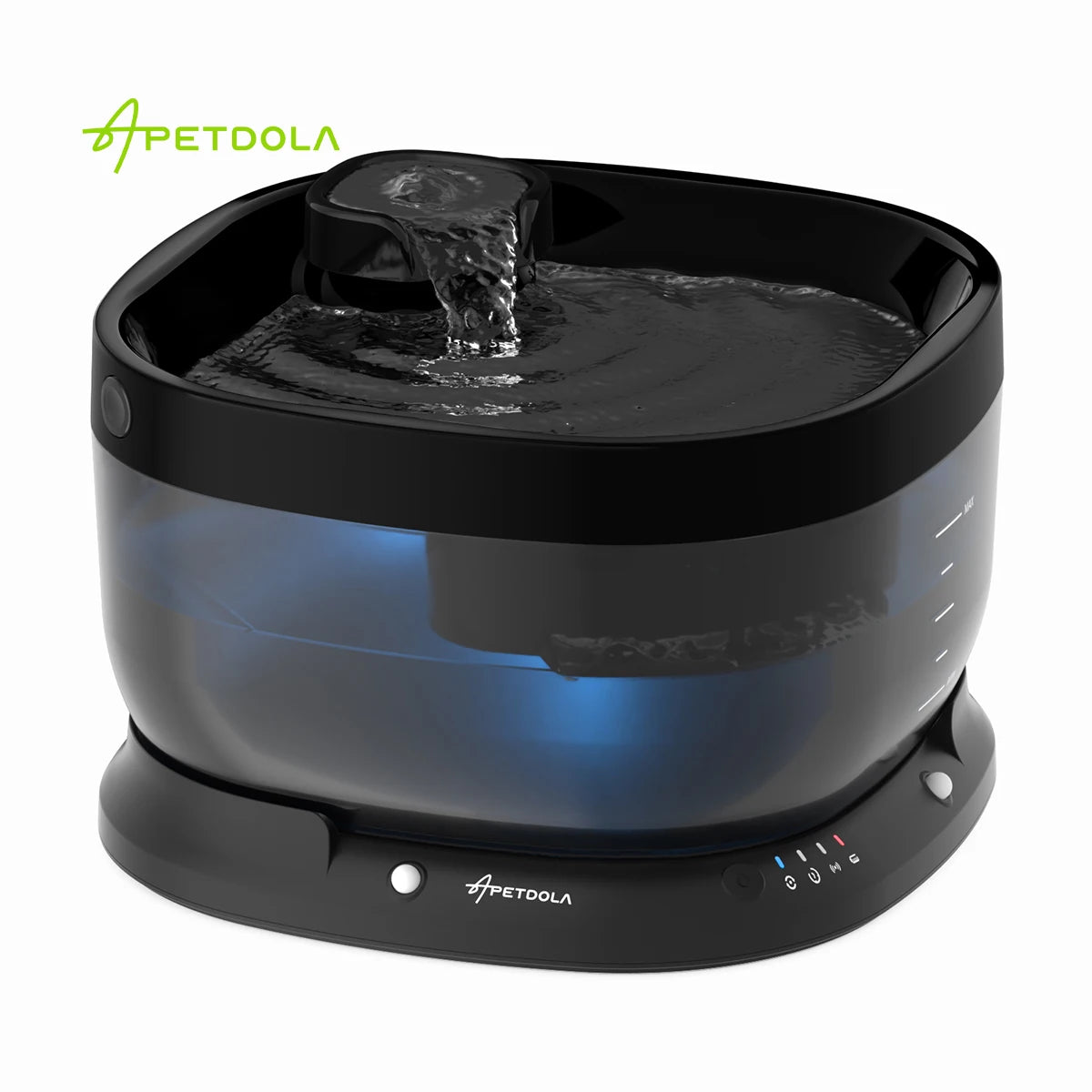 APETDOLA Wireless Dog Water Fountain Auto Sensor Dispenser