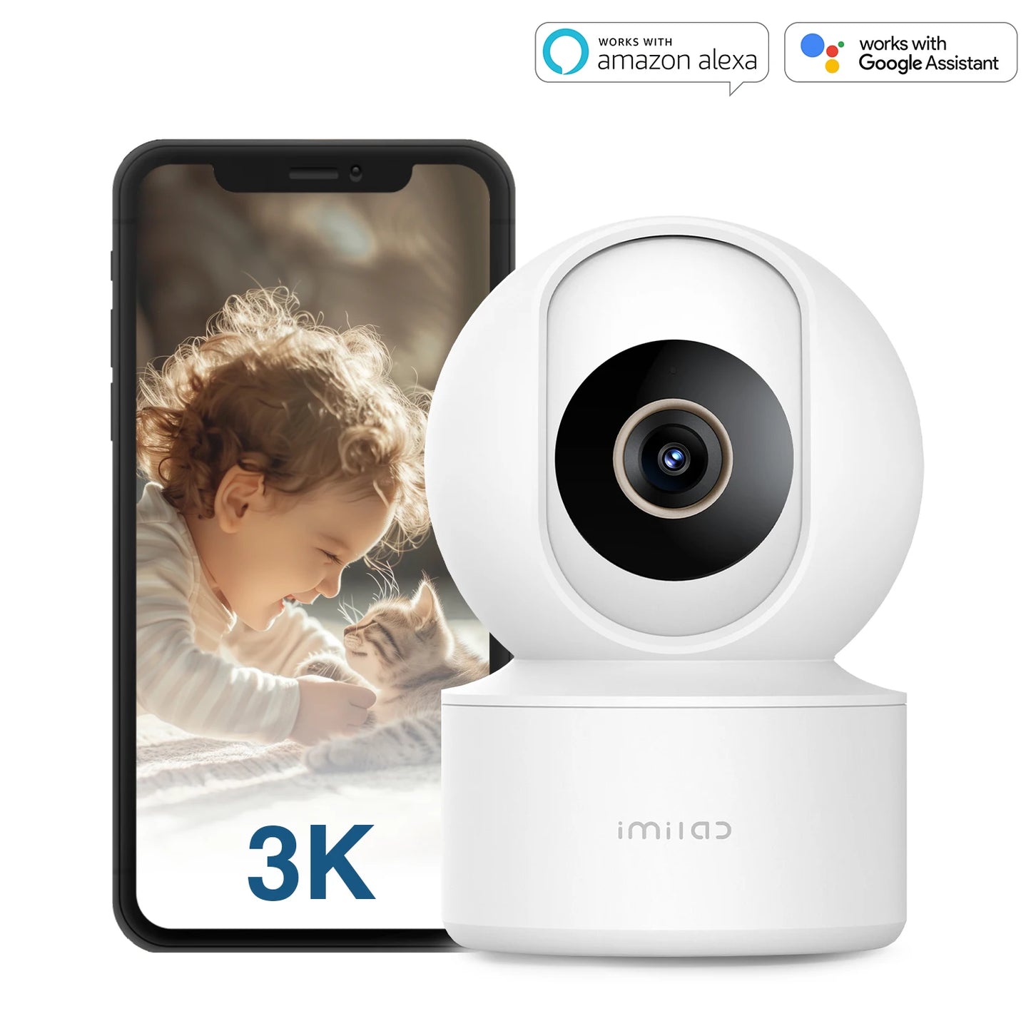 IMILAB C22 Indoor Security Camera With AI Human Detection