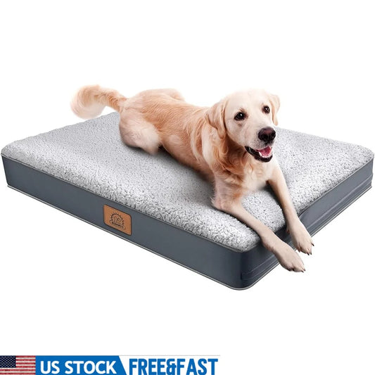Orthopedic Waterproof Dog Bed with Egg Foam Support