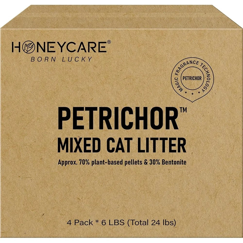 Petrichor Cat Litter Tofu Pellets Quick Clumping Eco Friendly