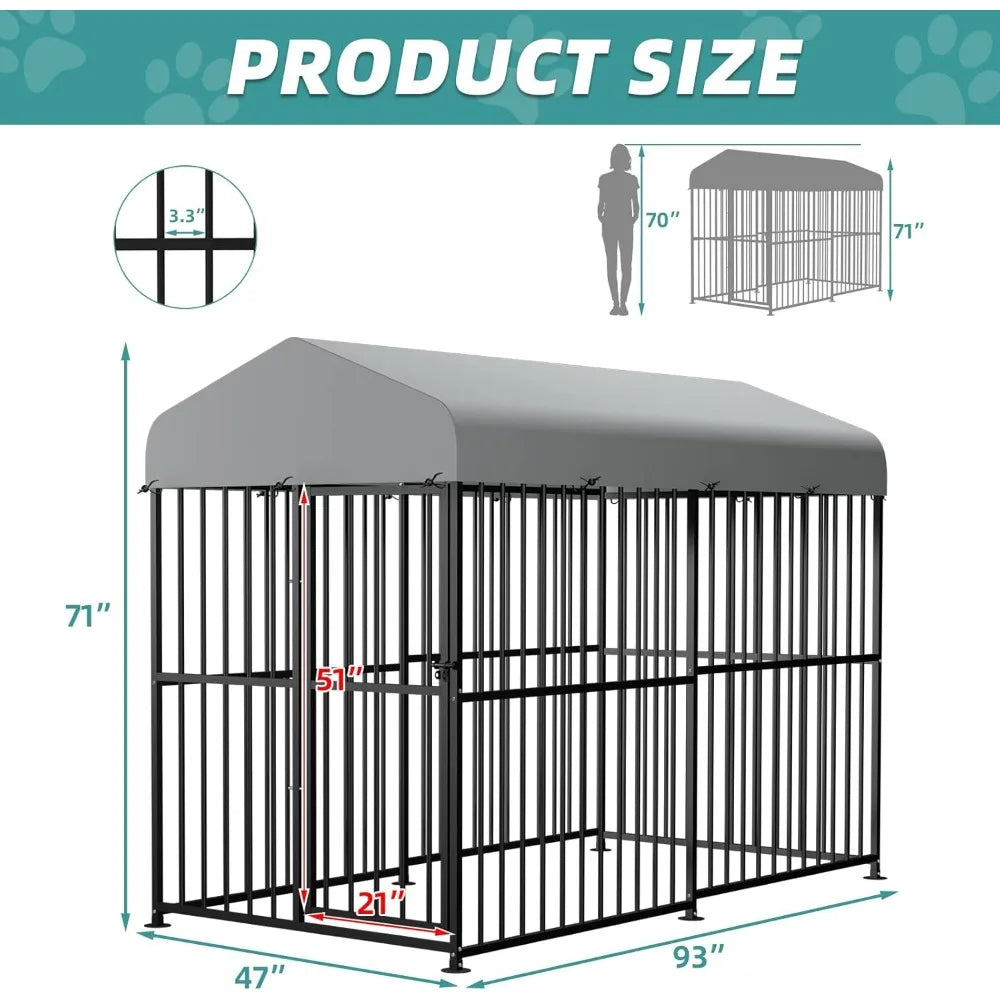 DAFIFY Heavy Duty Outdoor Dog Kennel Playpen