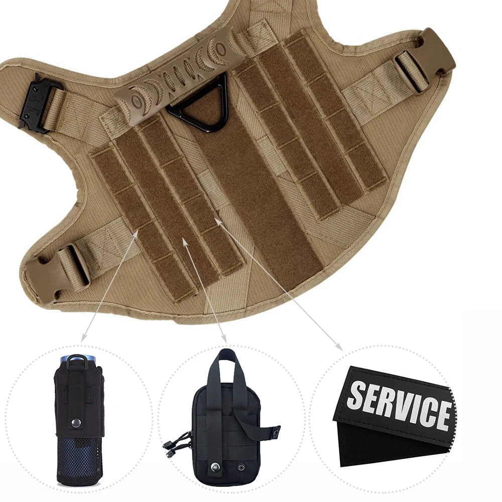Petravel Padded Quick Release Dog Training Harness Vest