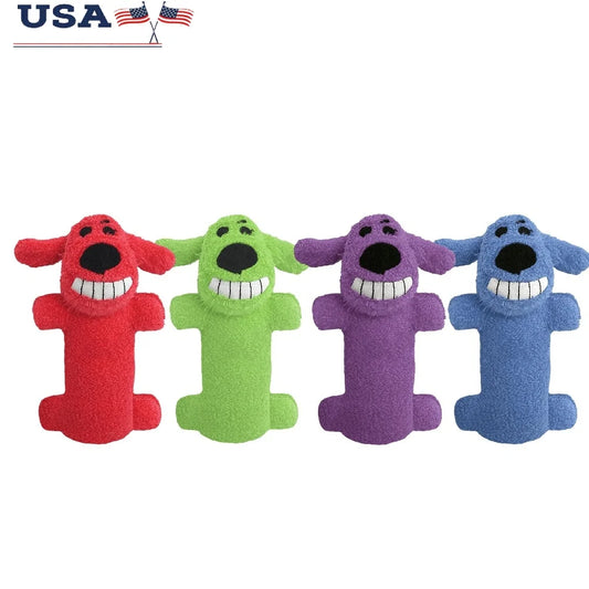 XMSJ Loofa Plush Dog Toy Squeaky for Fetching Fun