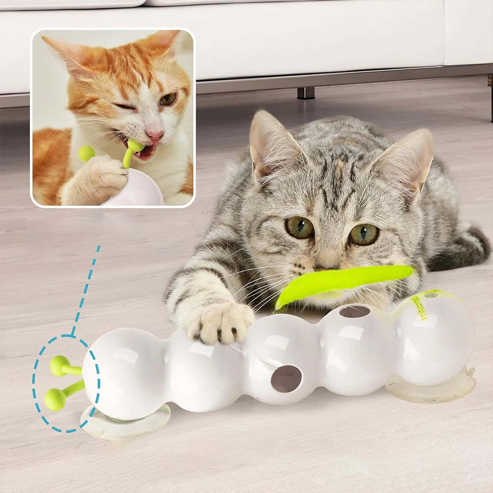 APWIKOGER Caterpillar Motion Activated Rechargeable Cat Toy