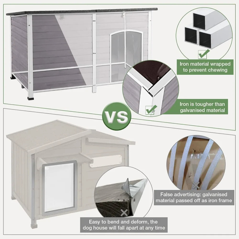 Large Dog House with Insulated Liner by NoEnName