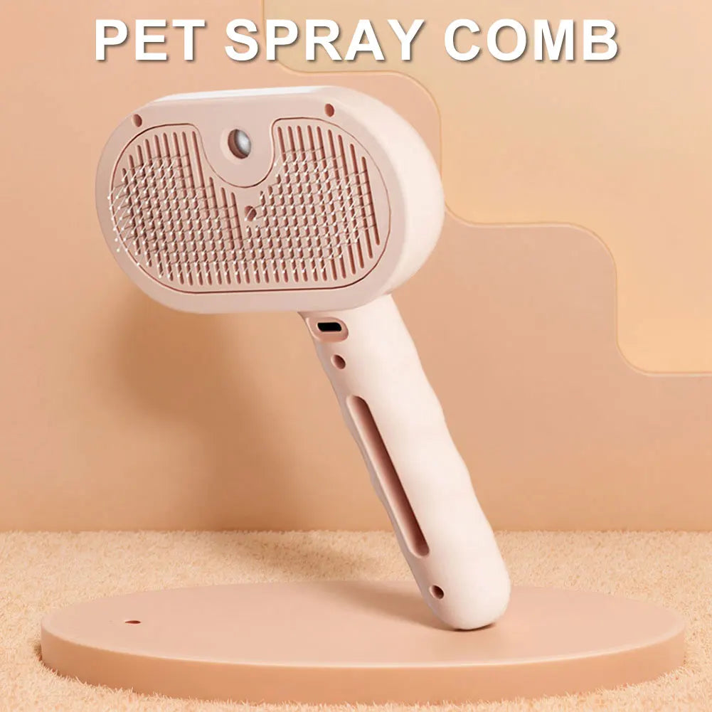 Cat Steam Brush 3 in 1 Grooming Tool for Pets