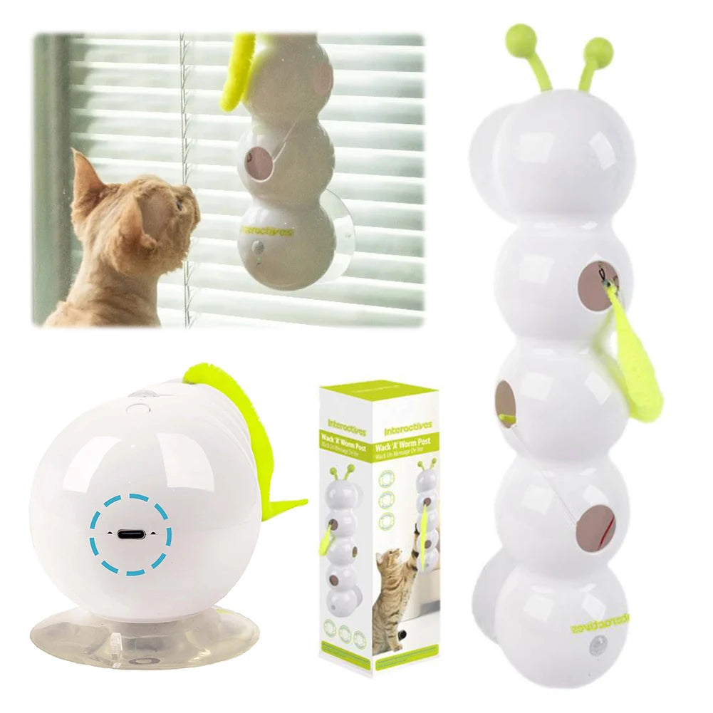 APWIKOGER Caterpillar Motion Activated Rechargeable Cat Toy