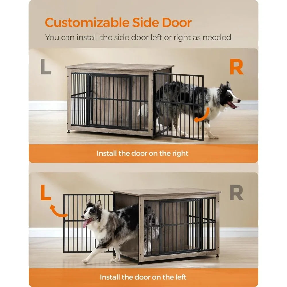 Dog Crate Furniture Modern Indoor Kennel by NoEnName